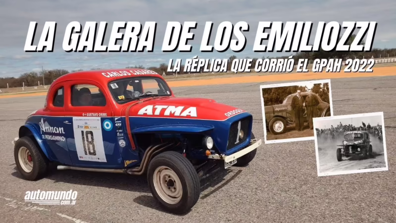 ¿Qué auto era la galera de los Emiliozzi?