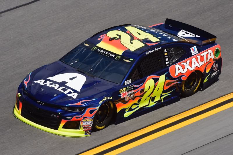 Who does Axalta sponsor in NASCAR?