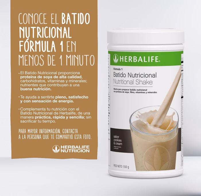 ¿Para qué sirve Herbalife Fórmula 1?