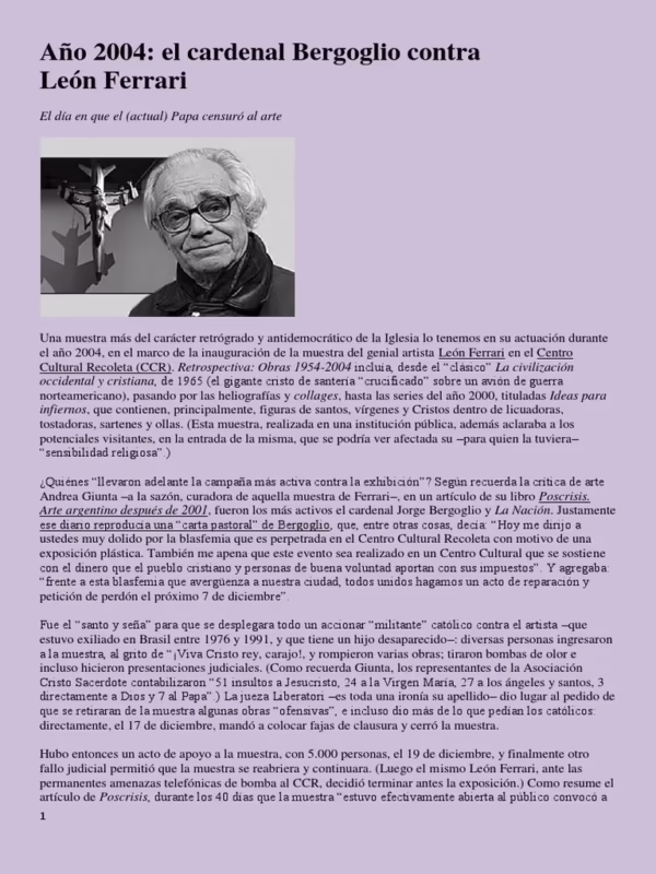 ¿Quién fue Jorge Mario Bergoglio?