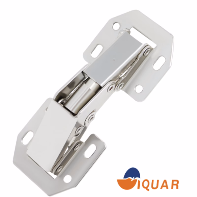 ¿Cuál es la diferencia entre bisagra recta y curva?