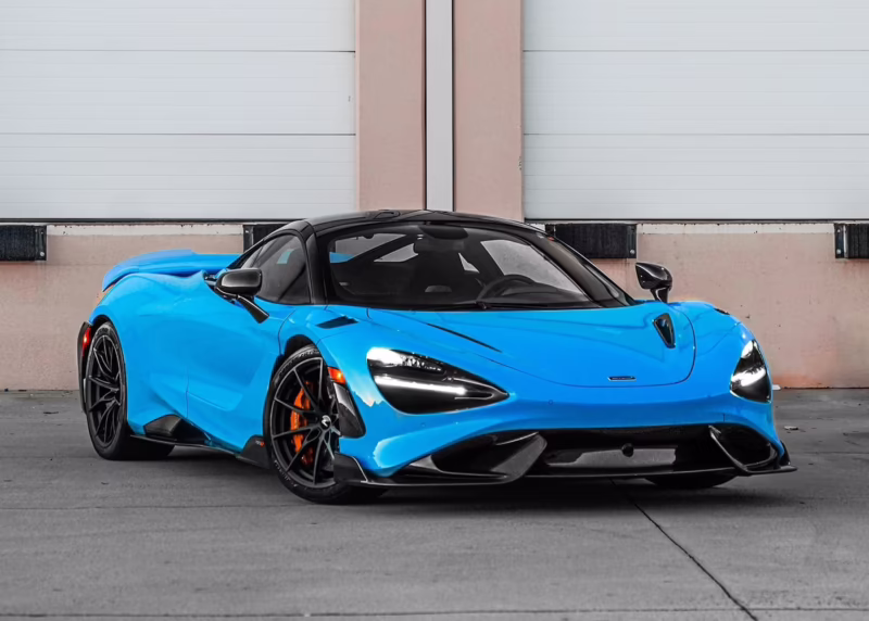 What is the color code for McLaren Burton Blue?