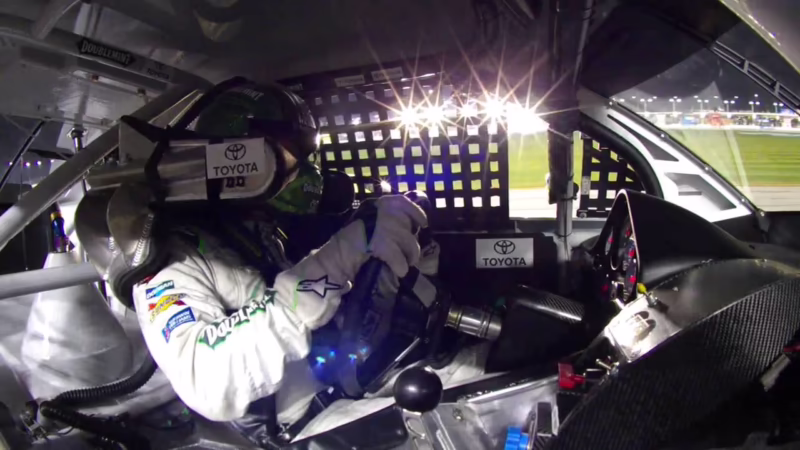 How many cameras are at a NASCAR race?