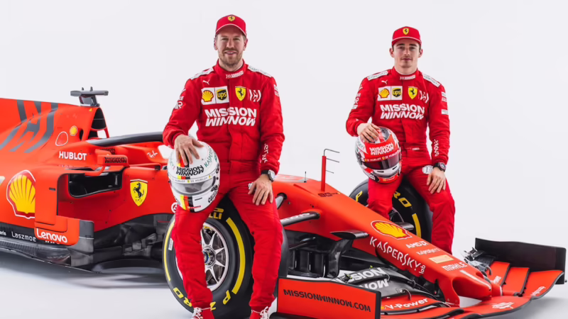What did Vettel say to Leclerc?