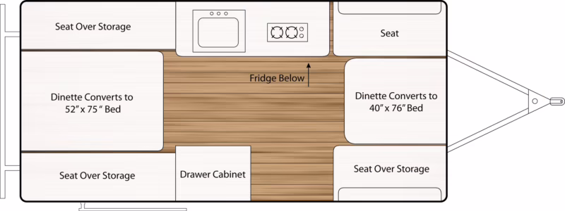 Do frame campers have bathrooms?