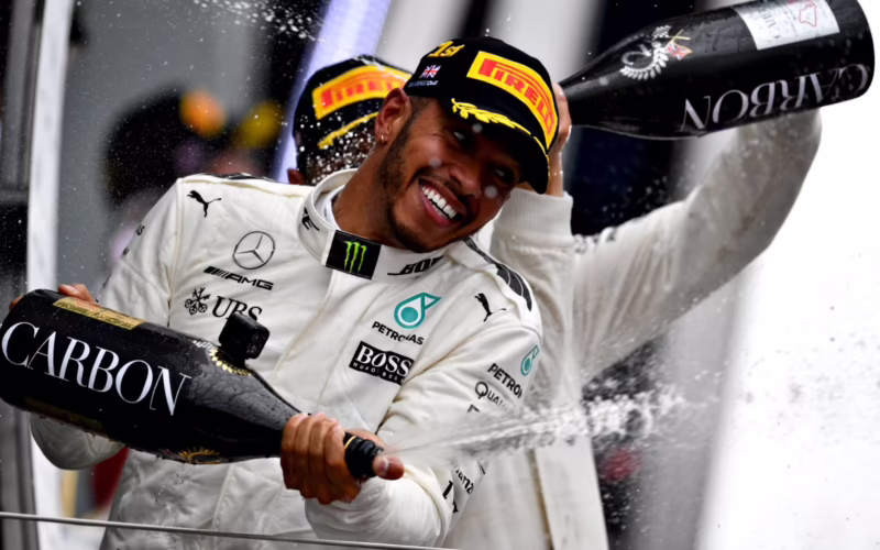 Is Moet and Chandon champagne used in F1?
