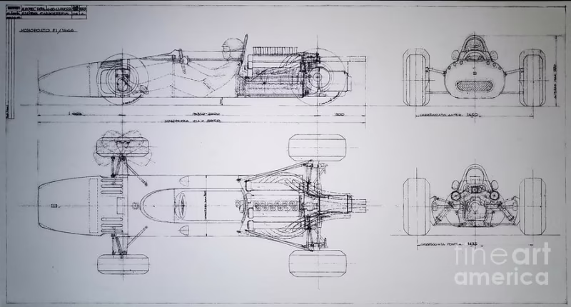What is the structure of the F1 chassis?