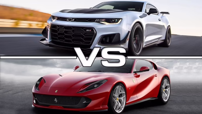 ¿Qué carro es mejor, Ferrari o Corvette?
