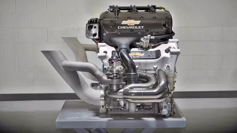 Where are Chevy IndyCar engines made?