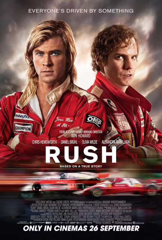 Who did Chris Hemsworth play in F1?