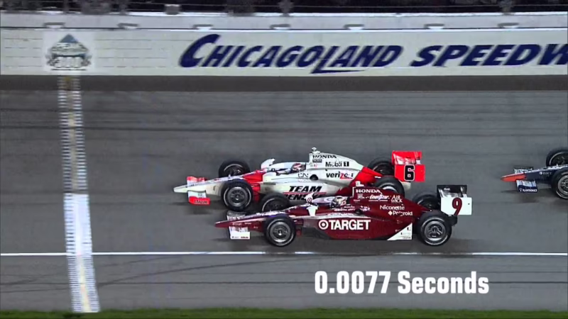 What is the closest Indy 500 finish?