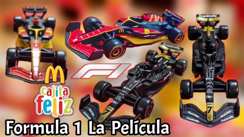 ¿Cuántos carros de Fórmula 1 hay en McDonald's?