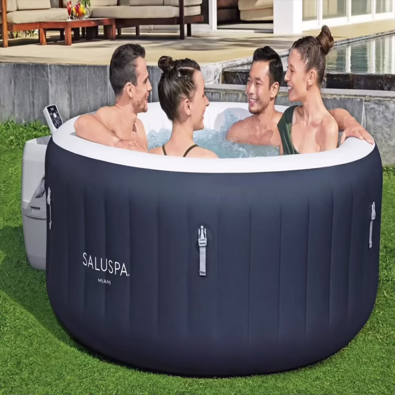 ¿Cuánto tiempo se tarda en calentar un jacuzzi inflable?
