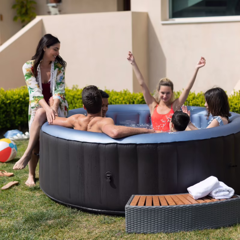 ¿Cómo ajustar la temperatura en un spa alpino?