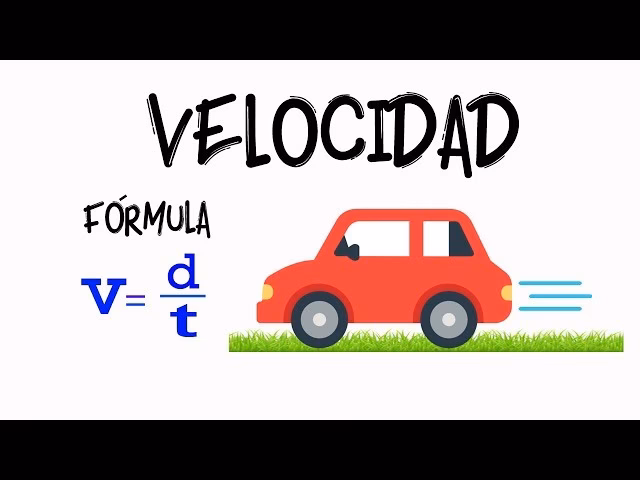 ¿Cuál es la fórmula que calcula la velocidad?