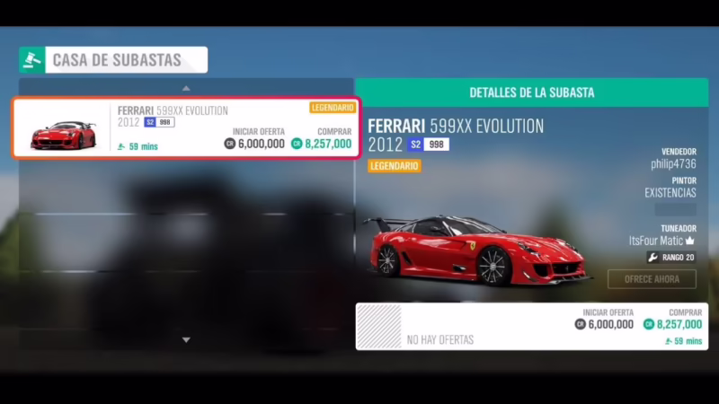 ¿Cuántos Ferrari 599XX Evo hay?