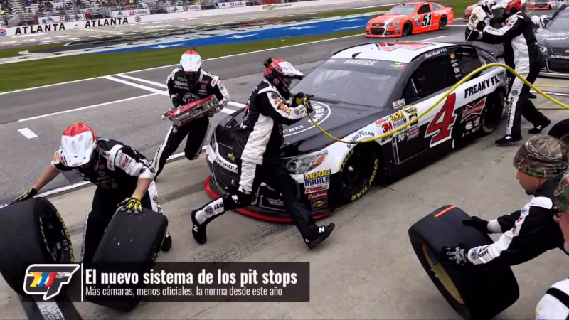 ¿Cómo puedo ingresar a un equipo de boxes de NASCAR?