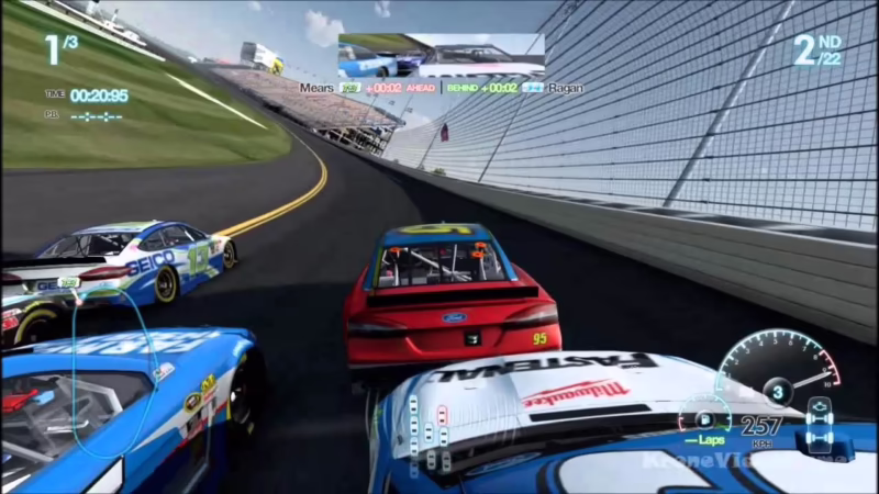 ¿NASCAR Unleashed es para 2 jugadores?