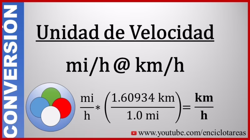 ¿Cómo calcular la velocidad en millas por hora?