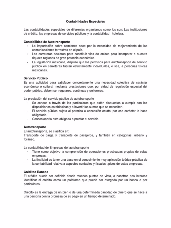¿Qué es la contabilidad especializada?
