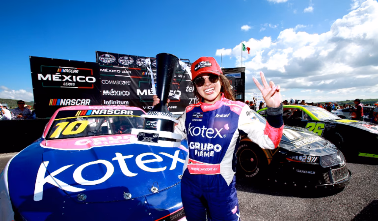 ¿Quién es la famosa piloto femenina de NASCAR?
