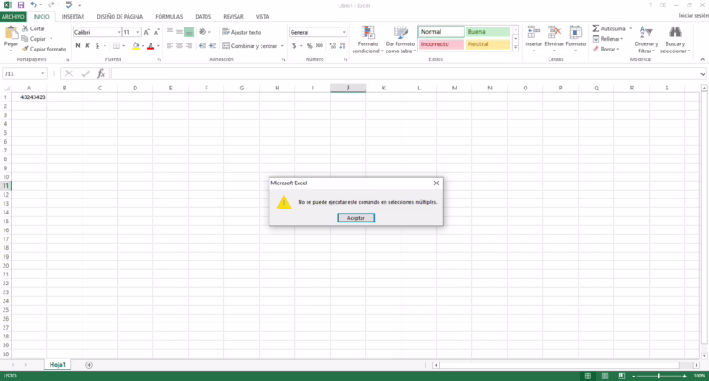 ¿Cómo corregir un error de fórmula en Excel?