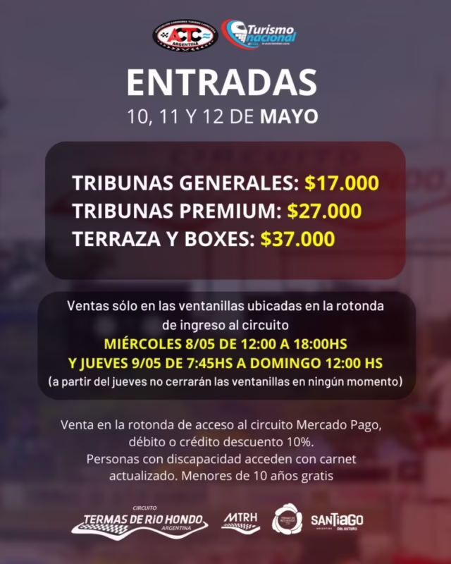 ¿Cuánto cuesta la entrada a las Termas de Río Hondo?