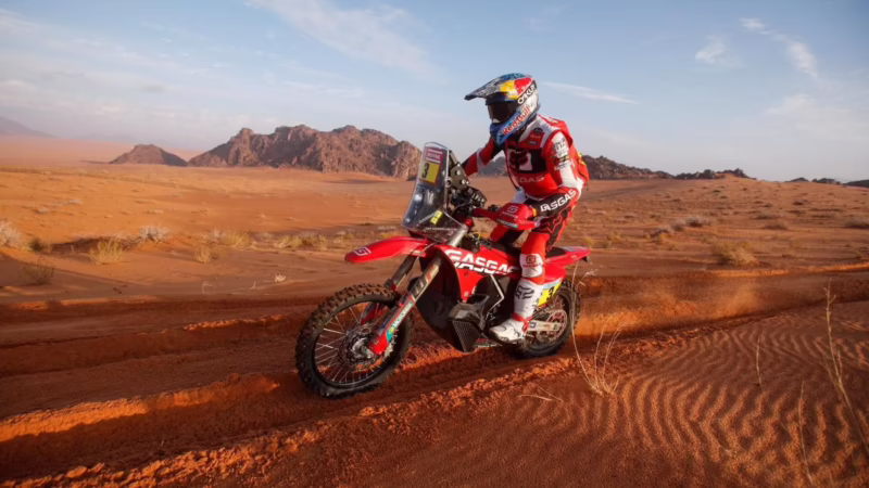 ¿Cuántos caballos tiene una moto del Dakar?