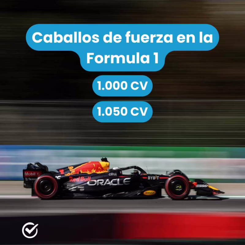 ¿Cuántos HP tiene un F1 2025?