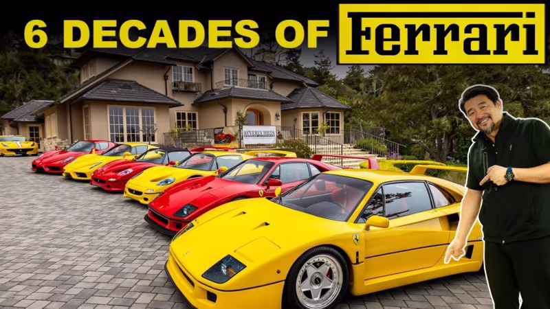 How much is David Lee's car collection worth?