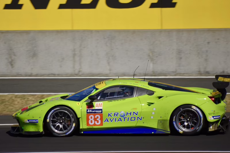 What car does Ferrari use for racing?