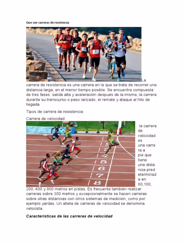 ¿Qué diferencia hay entre velocidad, fuerza y resistencia?