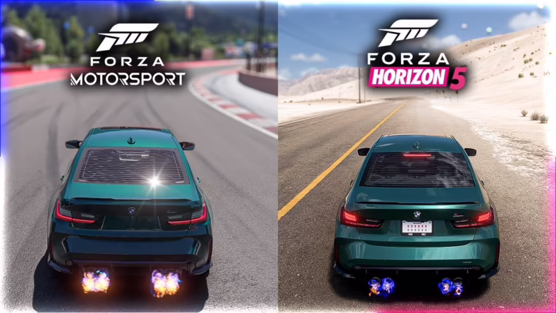 ¿Forza Horizon y Motorsport son lo mismo?