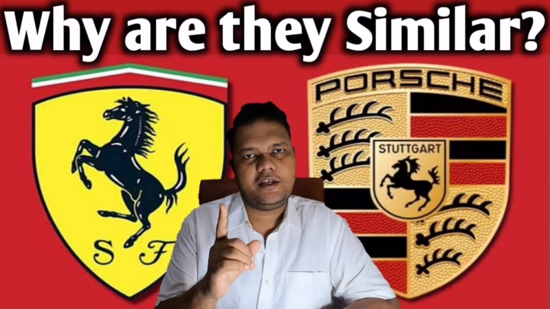 ¿Ferrari robó el logo de Porsche?