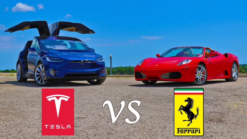 Is Tesla faster than Supercars?