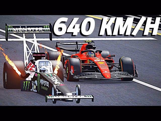 Are F1 cars faster than dragsters?