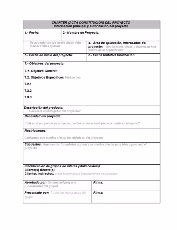 ¿Cómo hacer un charter?