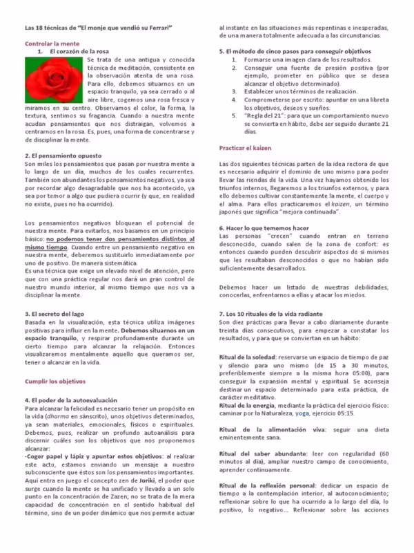 ¿Qué es el kaizen, El monje que vendió su Ferrari?