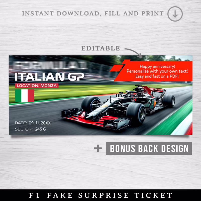 ¿Monza tiene entrada general?