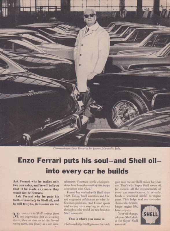 What was Enzo Ferrari's famous quote?