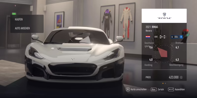 ¿Cuál es el coche más rápido en Forza Motorsport?