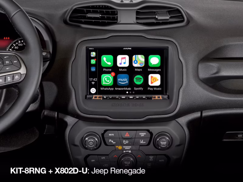 ¿Qué sistema de audio tiene el Jeep Renegade?