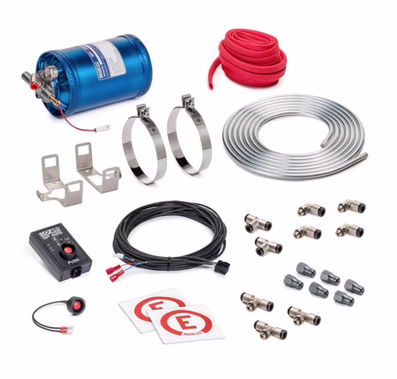 ¿Los coches de F1 tienen extintores?