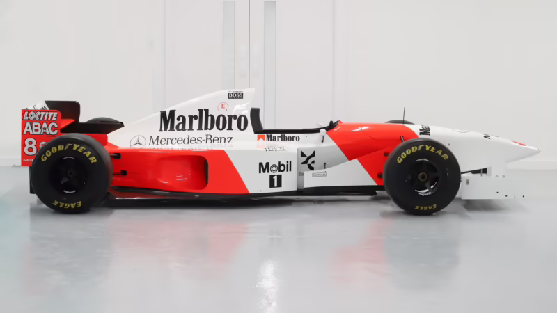 Who drove the McLaren MP4 10?