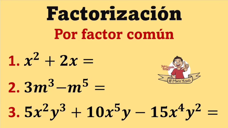 ¿Cuál es la forma factorizada de 1?