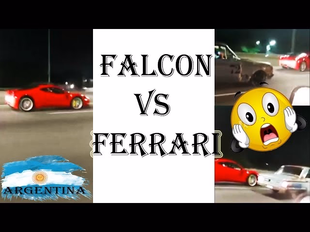 ¿Es un Falcon más rápido que un coche de carreras?