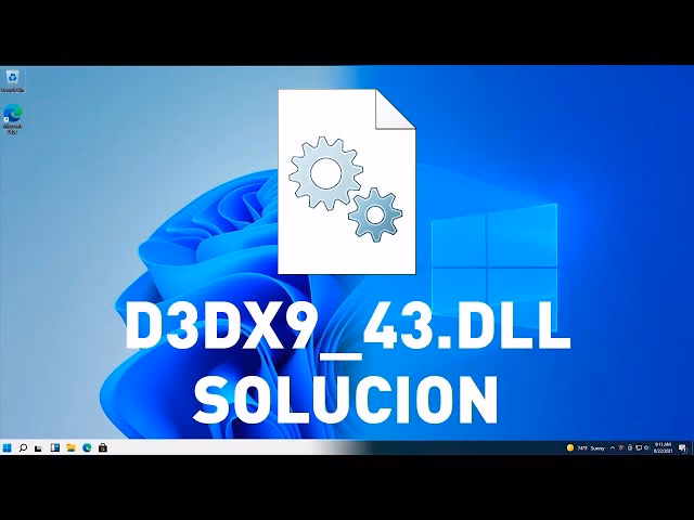 How to fix d3dx9_43.dll missing error?