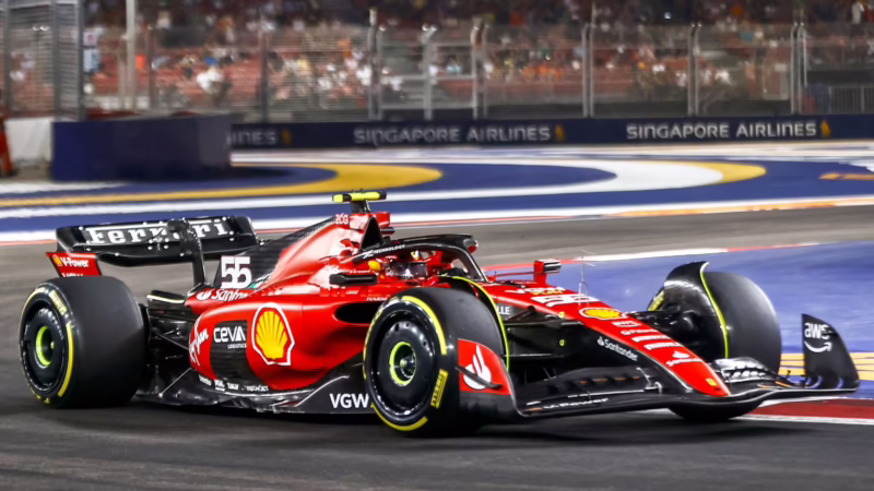 What was the Ferrari strategy error in Singapore?