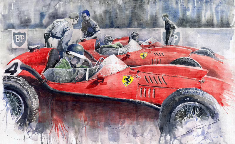 Did Mike Hawthorn drive for Ferrari?