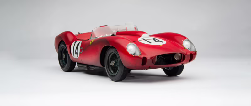 Who won the Le Mans in 1958 Ferrari 250 Testa Rossa?